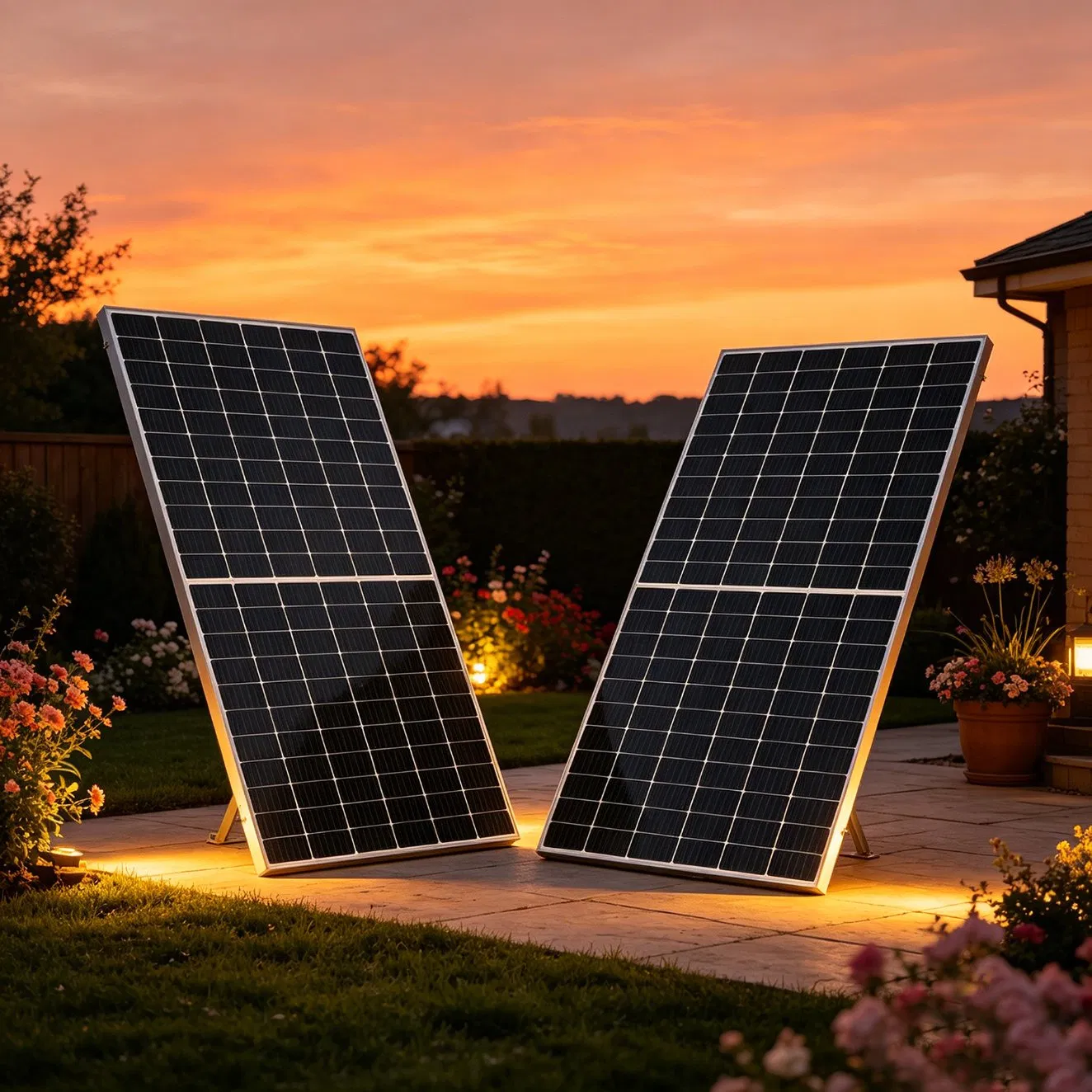 UV-Stabilized &amp; Low Temperature Coefficient Mono-Crystalline Topcon Solar Panels for Residential and Commercial