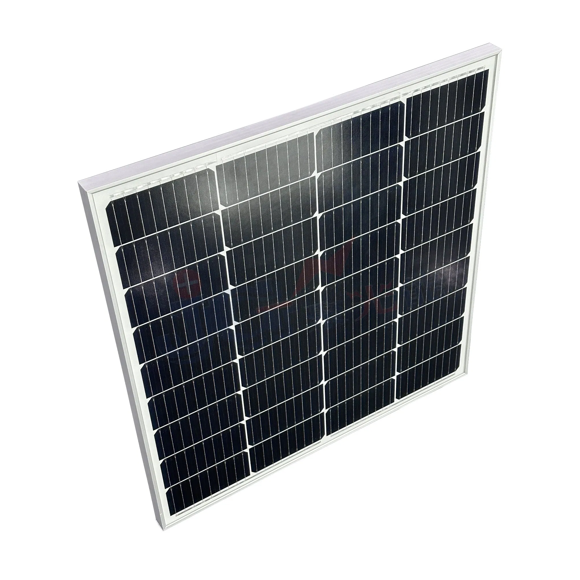 Painel Solar Mono de Alta Eficiência 80W 18V para Casas Off-Grid