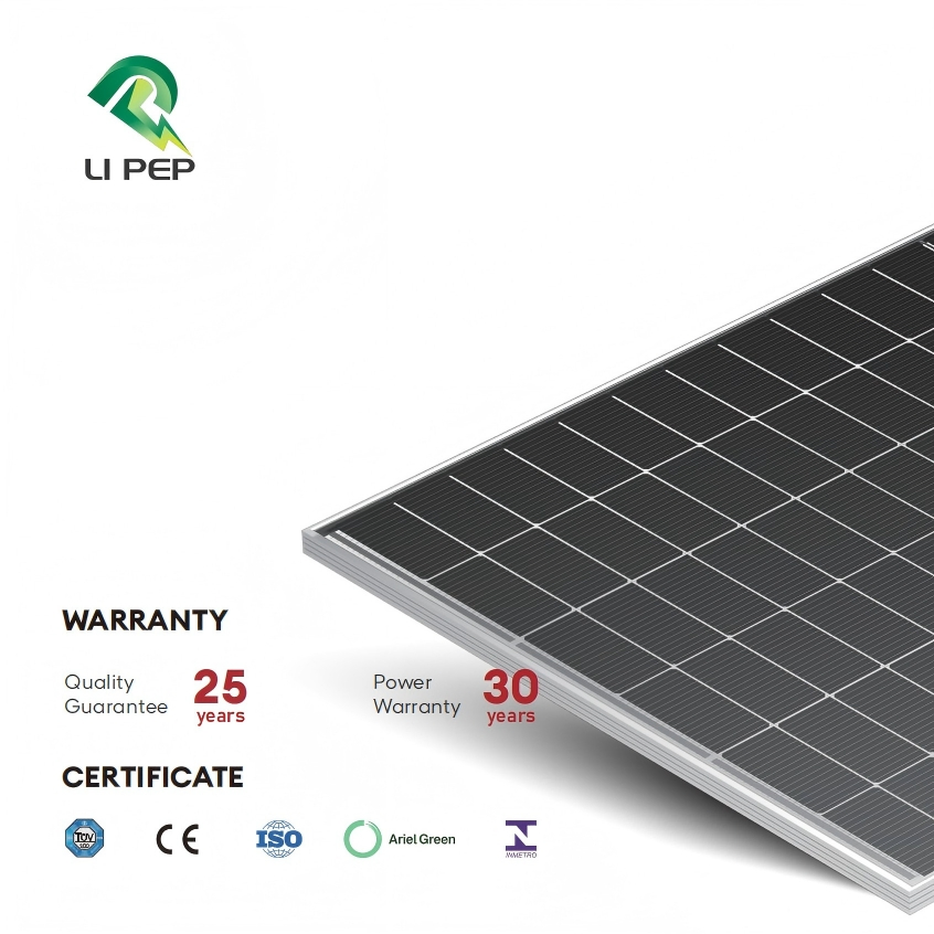Painel Solar Bifacial de Alta Eficiência 700W/710W/720W Painel Solar Monocristalino Residencial da China Preço Competitivo e Acessível do Painel Solar