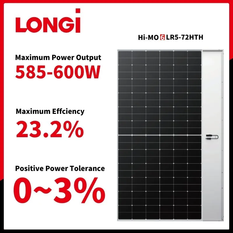 Painel PV Monocristalino Tipo P para Fazendas Solares de Alta Eficiência