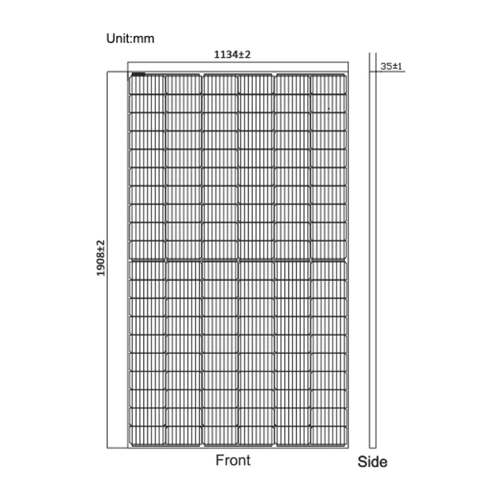 Grau de Proteção IP68 30V 435-455W Módulo de Painel Solar Monocristalino de Meio Célula Fazenda Solar