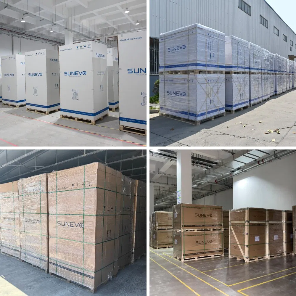 Painéis Solares Bifaciais Sunevo Tipo N Bc 700W 720W 750W 770W 800W 805W com 30 Anos de Garantia para Uso Comercial Industrial
