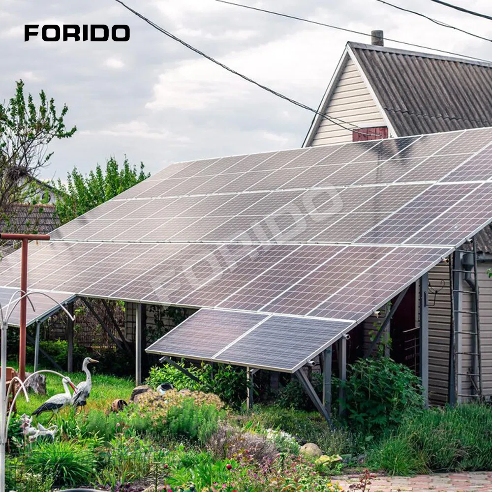 Os painéis solares Hpbc são usados em telhados para uso doméstico