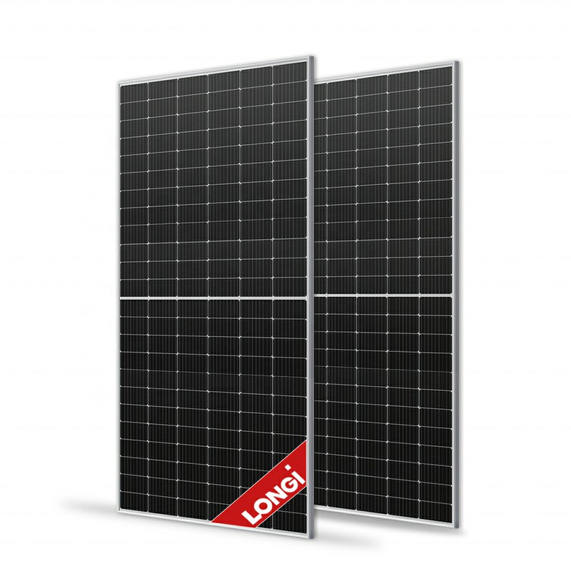 Jinko Longi/Ja/Trina 665W 690W 715W Painel Solar de Alta Eficiência Tipo N Estoque em Armazém no Exterior Projeto de Fazenda Solar Terrestre