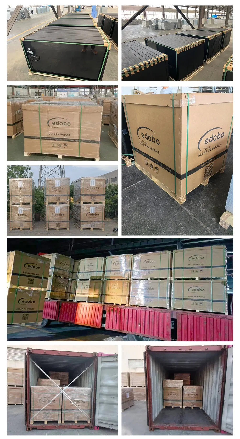 Painéis Solares de Alta Eficiência 160W/170W/180W/190W para Energia Renovável Residencial