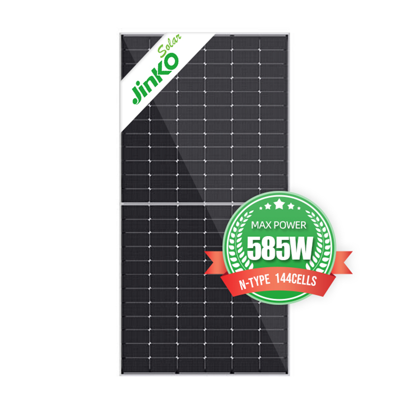 Preço de Atacado Painéis Solares Policristalinos para Uso Doméstico 565W 585W Jinko 580n-72hl4-V