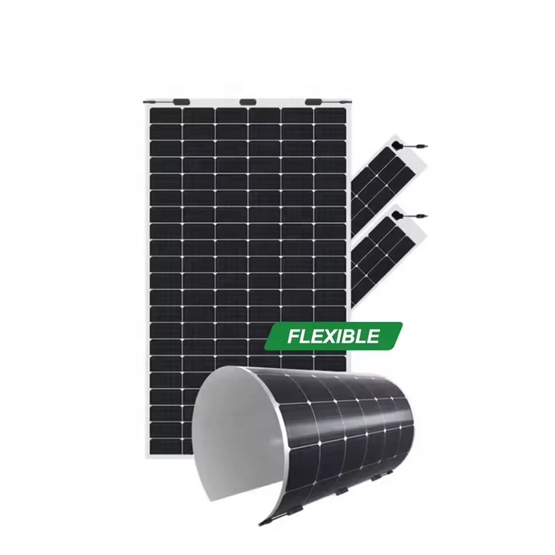 420W Painel Solar Monocristalino Perc Design Elegante para Telhado Residencial Casa Moderna