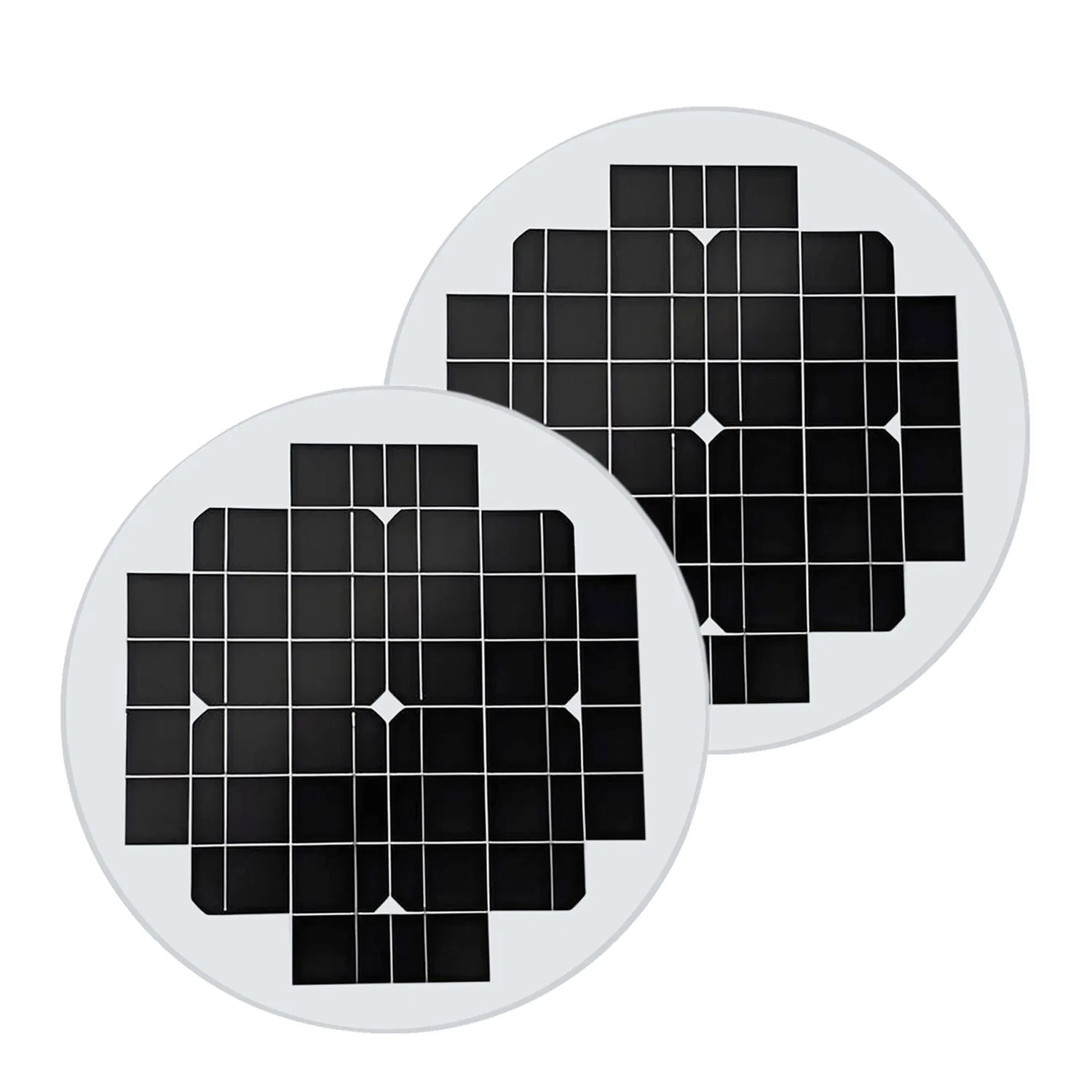 Painel Solar Redondo 4V 5V 6V 9V Mini Painéis Solares Personalizada