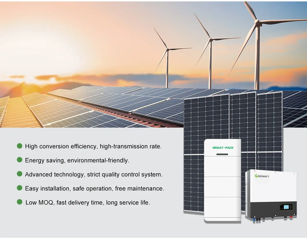 Preço de Fábrica Barato 5kw 10kw em Sistema de Energia Solar Híbrido PV em Rede para Energia Residencial com Bateria Akku