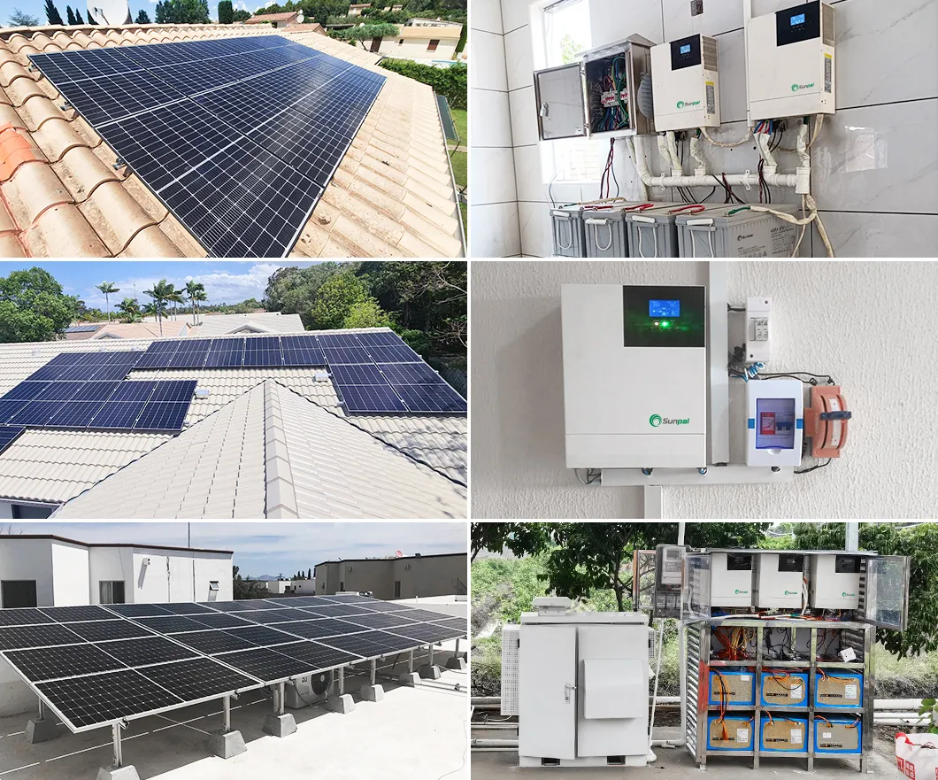 Instalação do projeto de sistema solar residencial