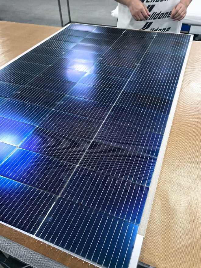 300W Painel Solar de Vidro Off-Grid de Tamanho Personalizado para RV, Camping