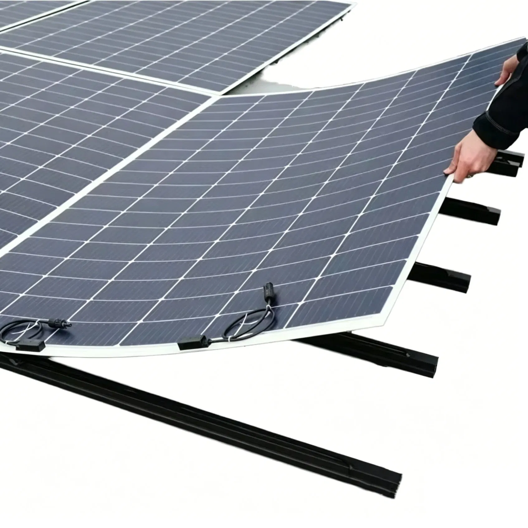 430W Painel Solar Flexível 1900*1140*3mm para Barco Marinho