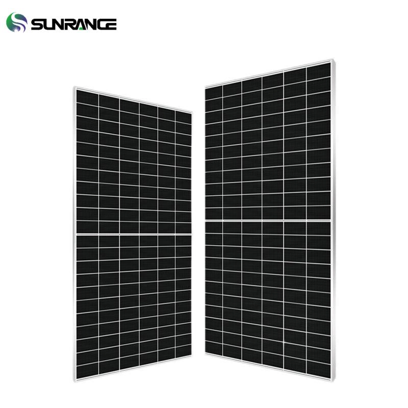 Sunrange 800W 805W N Tipo Bc Painéis Solares Bifaciais 30 Anos de Garantia para Grandes Plantas Industriais e Sistemas de Telhados Comerciais