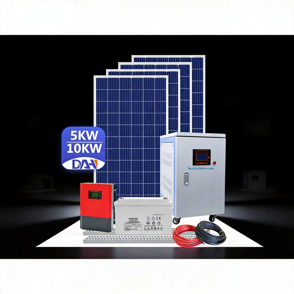 Kit de Painéis Solares para Casa 1kw 2kVA 3kVA 4kVA 5kVA Kits de Luz Solar para a África