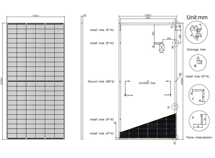 Melhores Solares PARA Casa 550 Watt Painéis Solares Mono 550 Watt Painéis Solares de Telhado PV