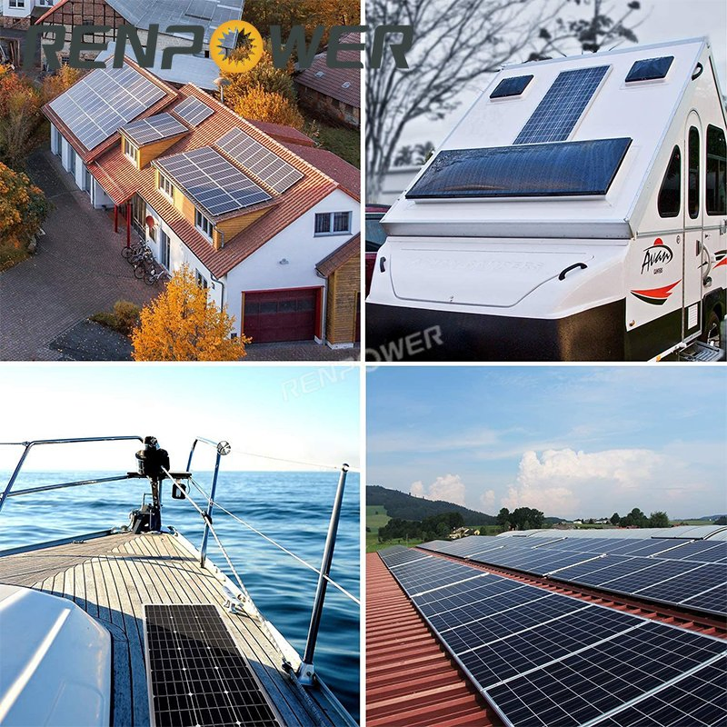 280W Módulo de Painel Solar PV Offgrid para Casa, Camping, Galpão, Fazenda, RV