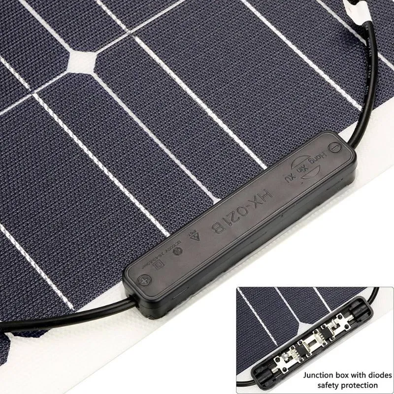 100W Painéis Solares Flexíveis Detalhe 2