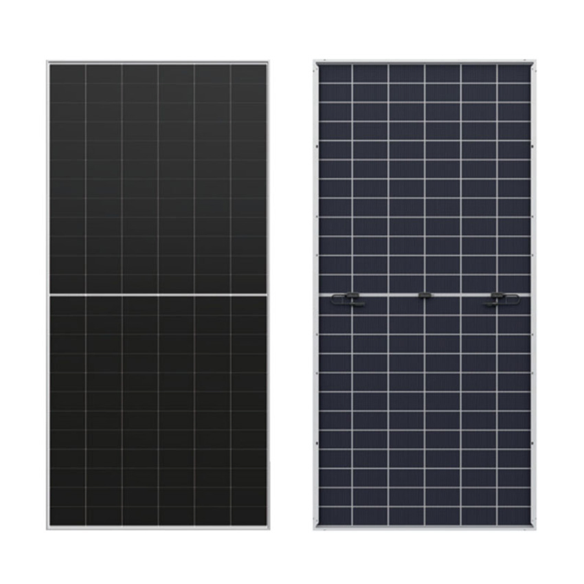 Painéis Solares Bifaciais Jinko 605-630W Tecnologia de Lado Duplo Tipo N 132 Células IP68 Classificação Uso Comercial Industrial Energia Estoque