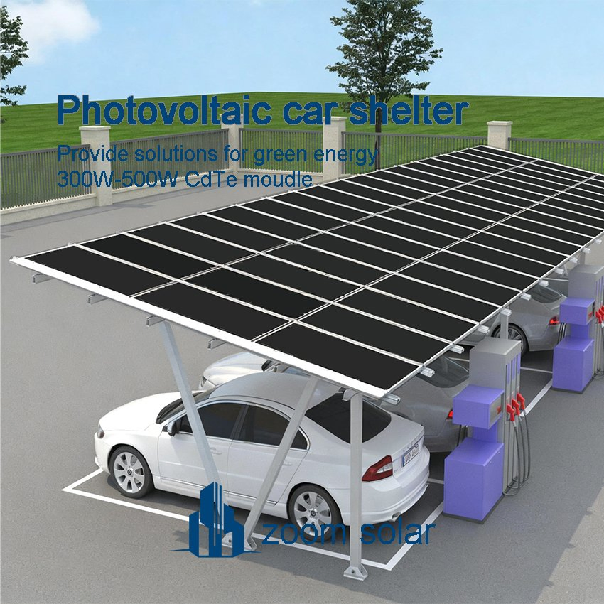 Painéis Solares BIPV Cdte Eficientes em Custo para Fachadas Comerciais e Residenciais