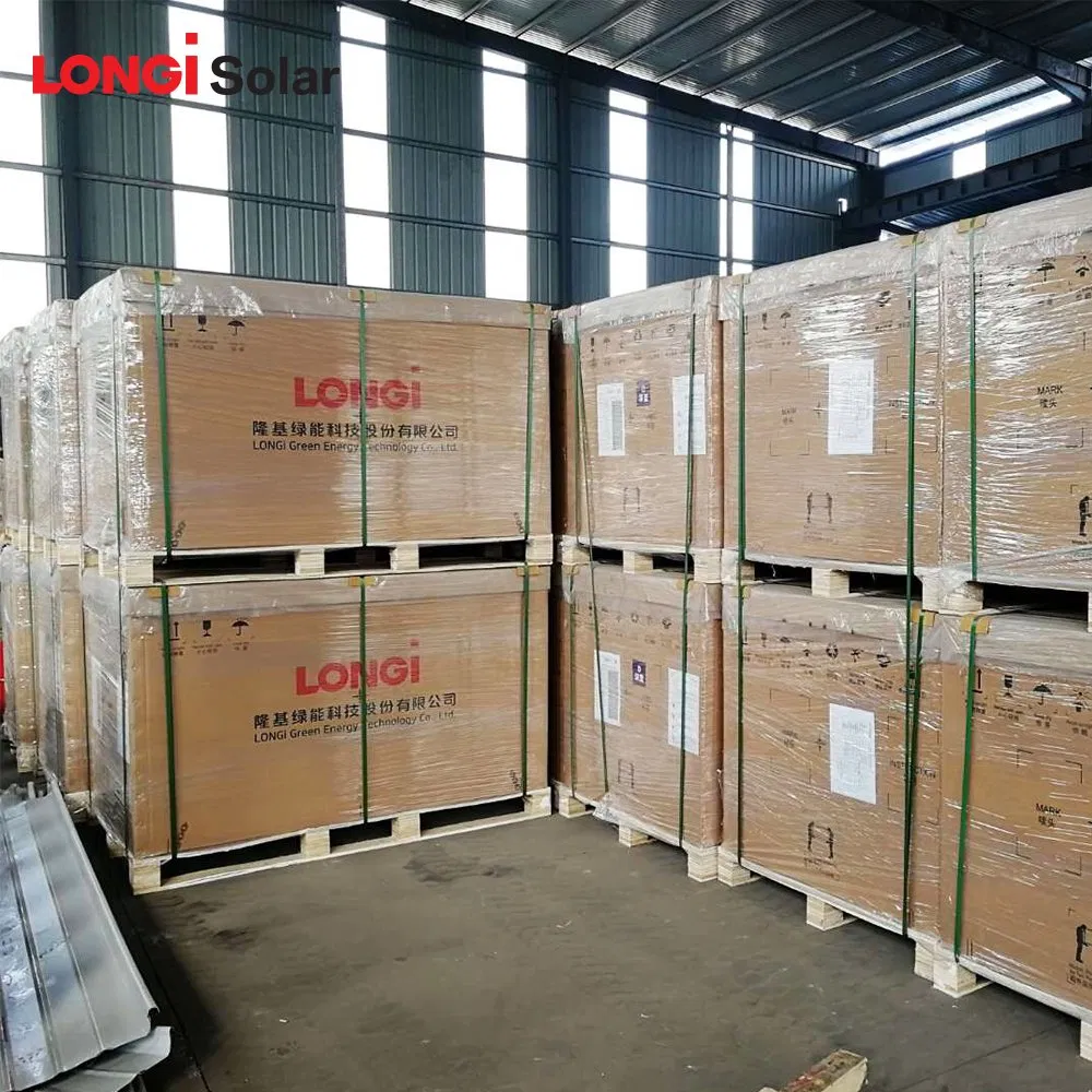 Painel Solar Monocristalino de Alta Tensão 144cells 455 550 660 W Watt Wp Longi Tier 1 Conjunto para Fazenda Residencial