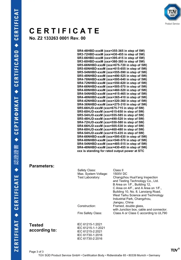 Certificado Solar