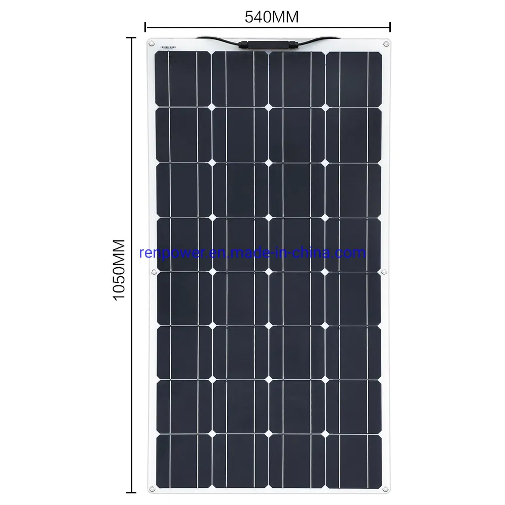 100watt 12volt Kit de Painel Solar Flexível para Casa Off Grid, RV, Barco e Superfícies Irregulares: 2PCS 120W Painel Solar Bc + 30A 12V Controlador de Carregamento + Cabo Solar
