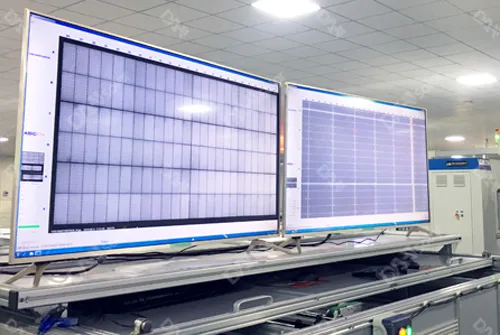Painel solar EL Testing