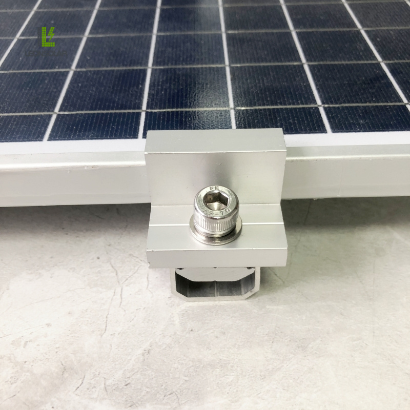 Kit de Montagem de Painéis Solares Universal para Telhados Metálicos