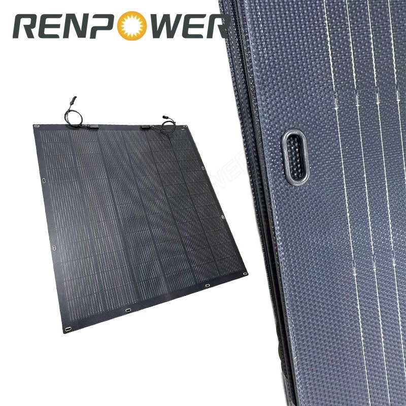 200W Kit de Painel Solar Flexível Mono 12V Ultra Fino para RV Camper fora da rede