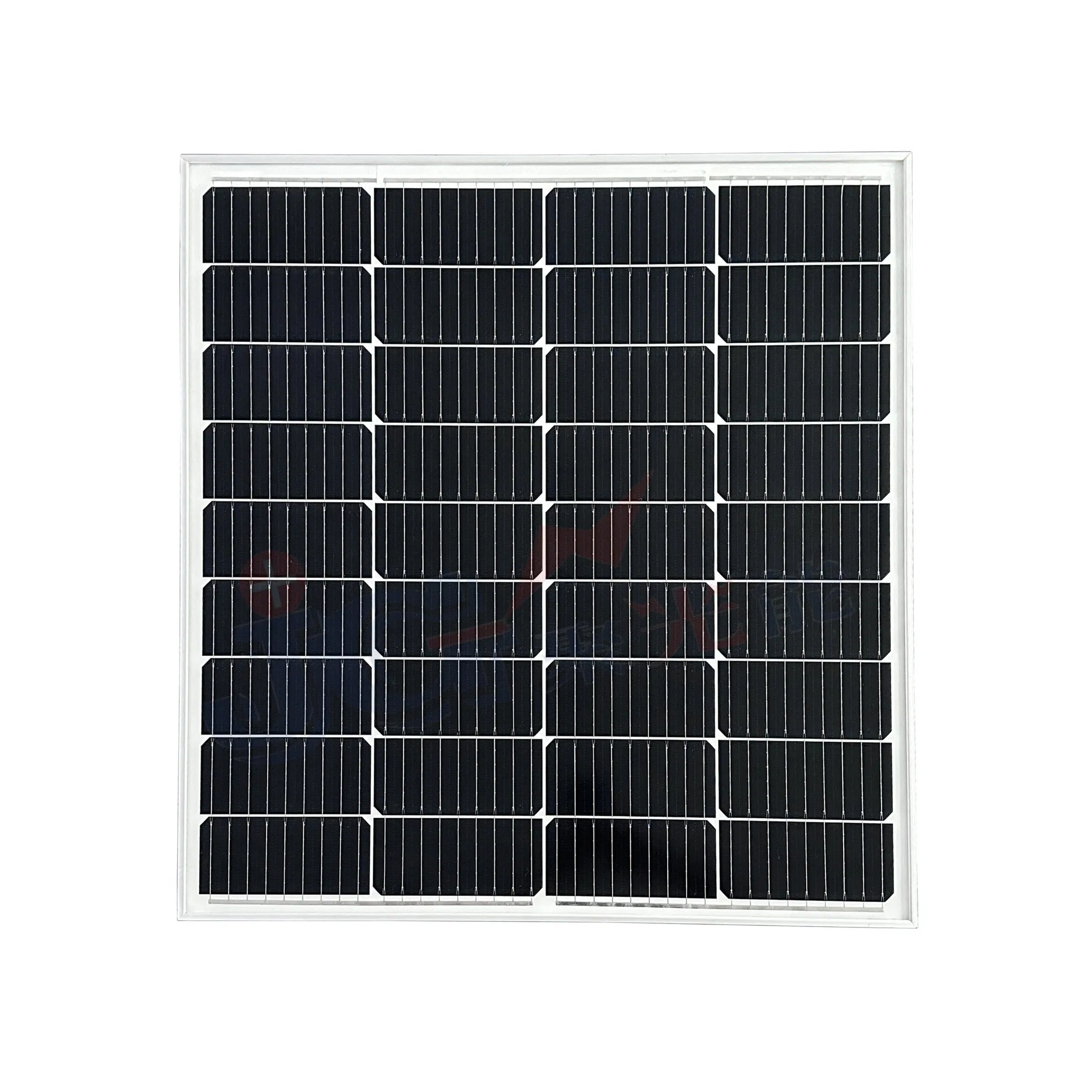 Painel Solar Mono de Alta Eficiência 80W 18V para Casas Off-Grid