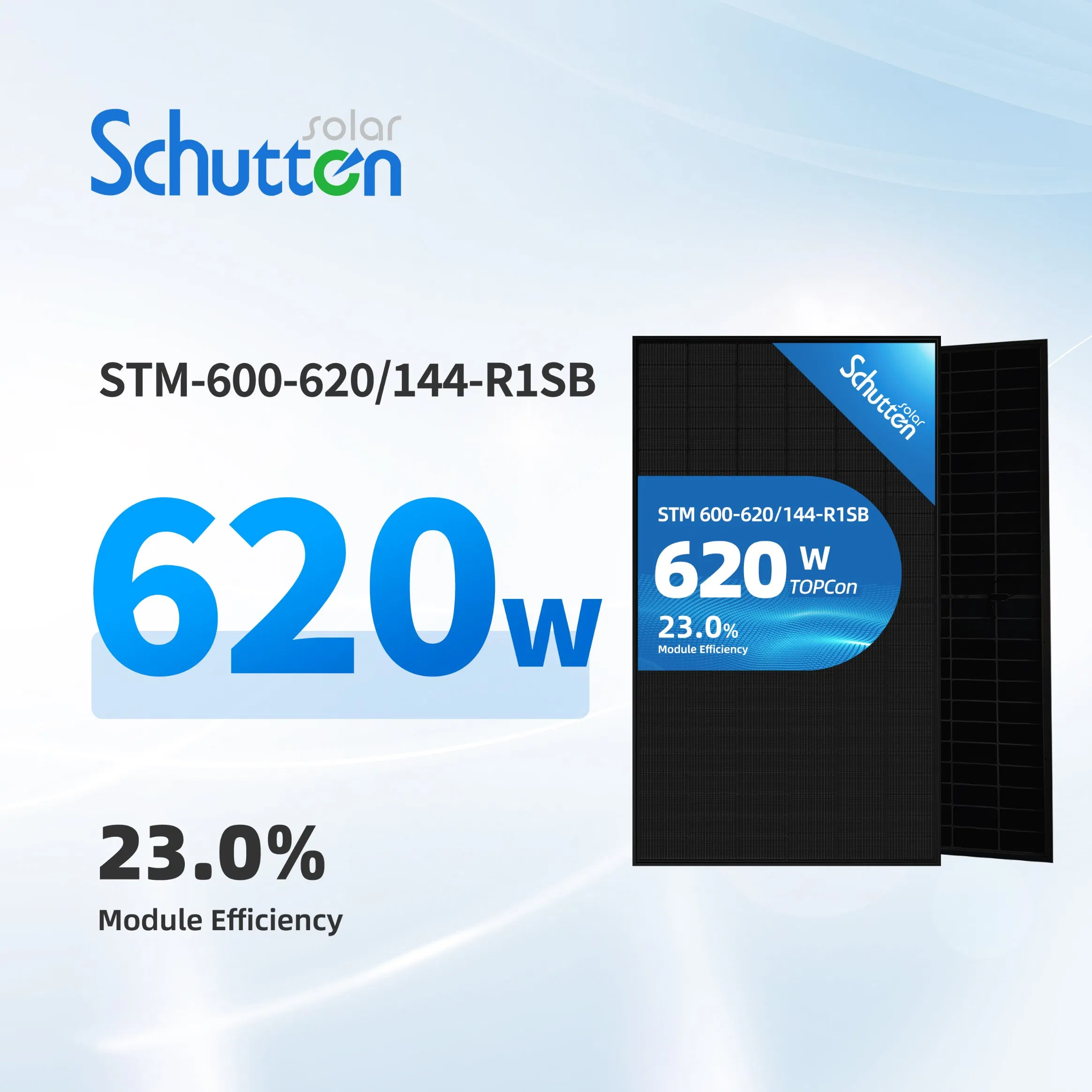 Painéis Solares de Alta Eficiência 610W-630W para Armazenamento de Energia em Casa