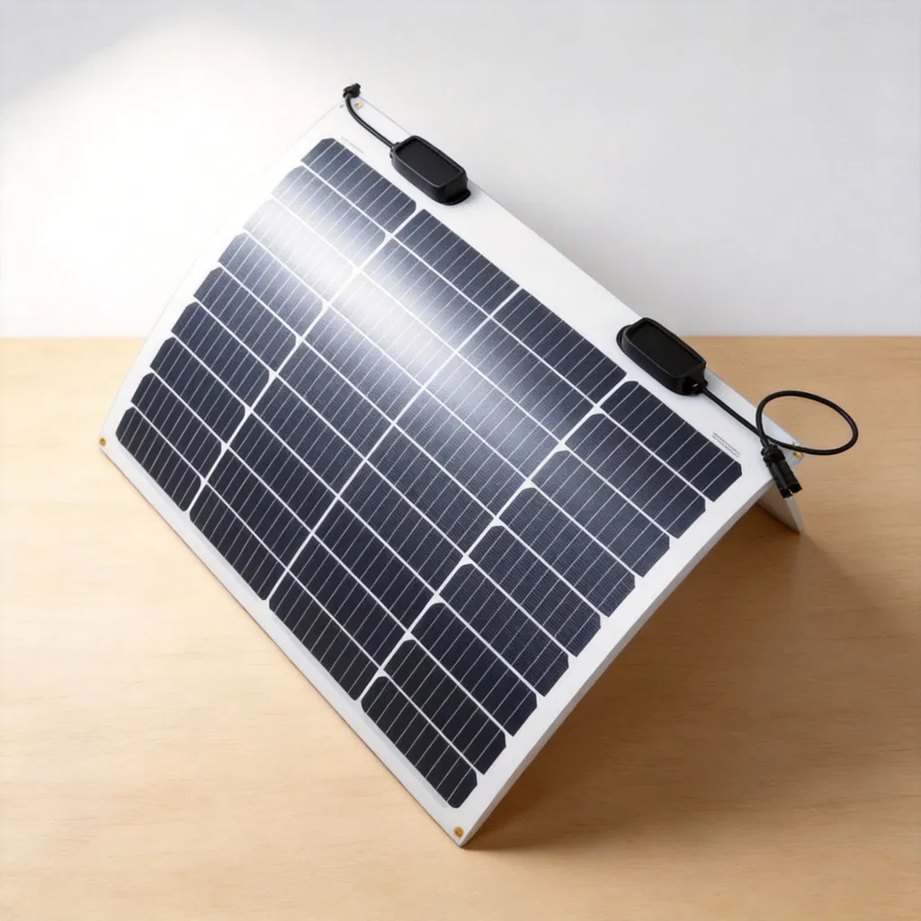 50W Painel Solar Flexível para Rvs, Iates, Camping e Varandas