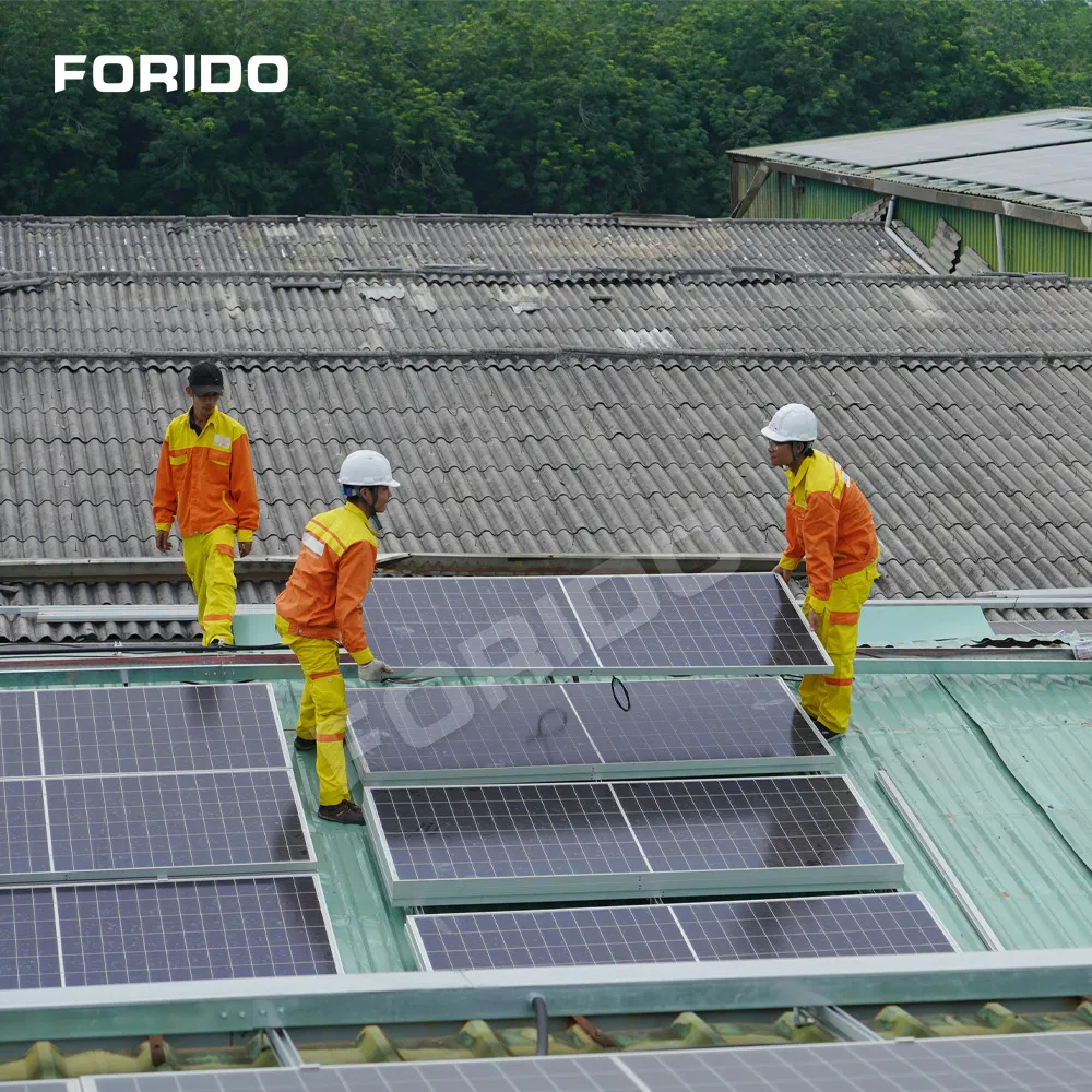 Painel Fotovoltaico Conectado à Rede Doméstica de Silício Monocristalino de Alta Eficiência