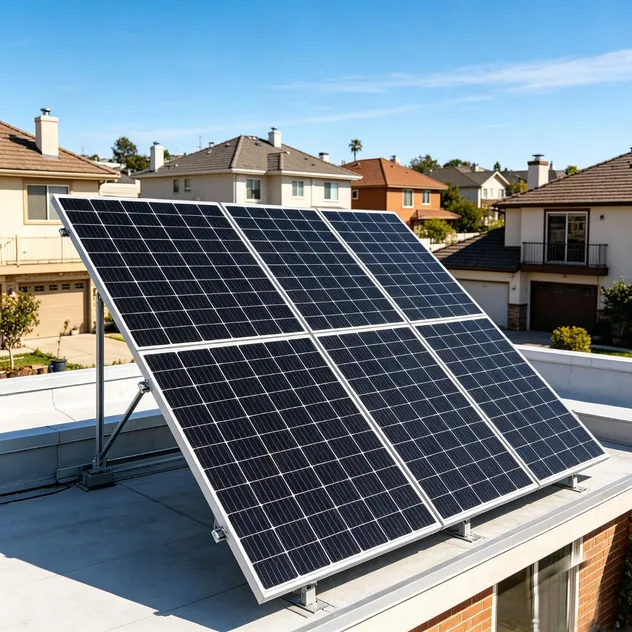UV-Stabilized & Low Temperature Coefficient Mono-Crystalline Topcon Solar Panels for Residential and Commercial