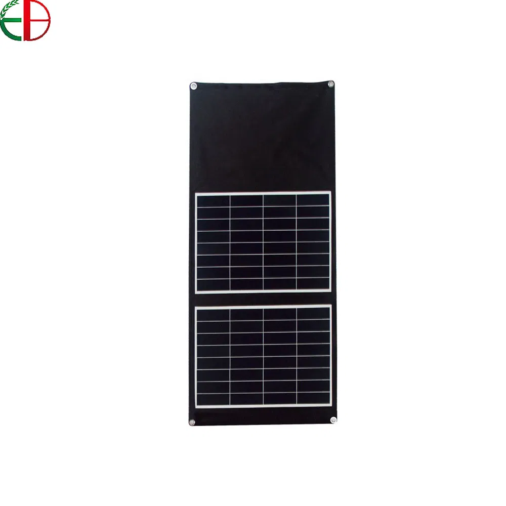 Módulo Flexível Preto Monocristalino Policristalino de Célula Semi Solar Energia Painel de Potência Solar