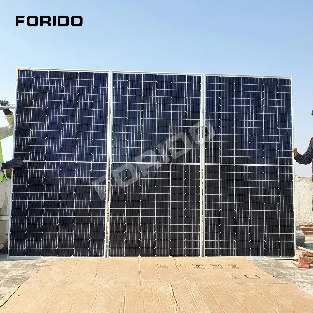 Uso Doméstico de Geração de Energia Conectada à Rede do Sistema Completo de Painéis Solares no Telhado