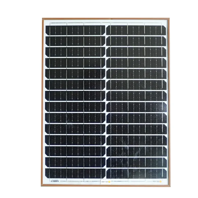 Painéis solares embalados