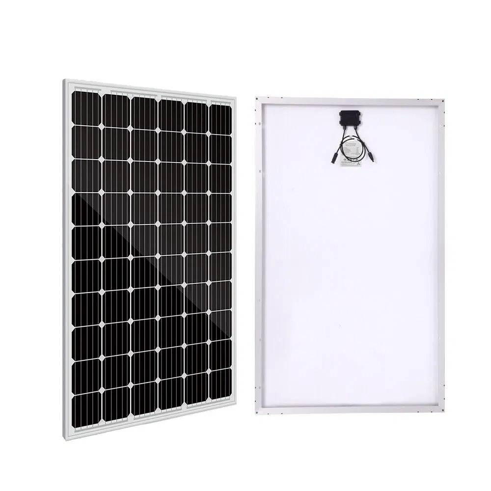 Painéis Solares PV em Estoque Direto de Fábrica 300W 310W 320W 330W Painéis Solares Pretos Completos para Agricultura, Residencial, Projeto Industrial