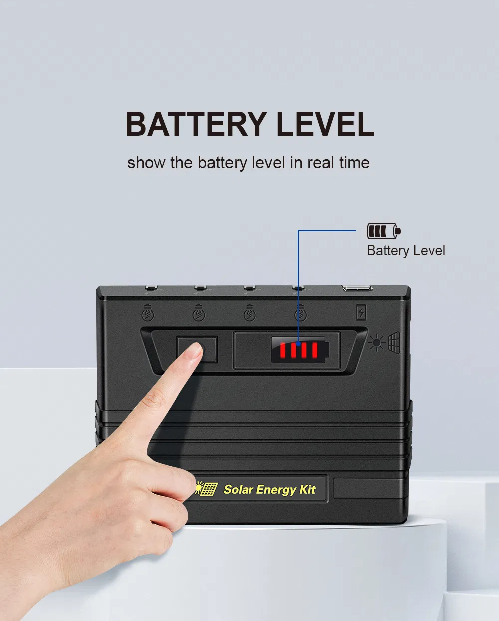 5W Sistema de Energia Solar Portátil Luz de Casa Kit de Painel Solar com 3 Lâmpadas LED