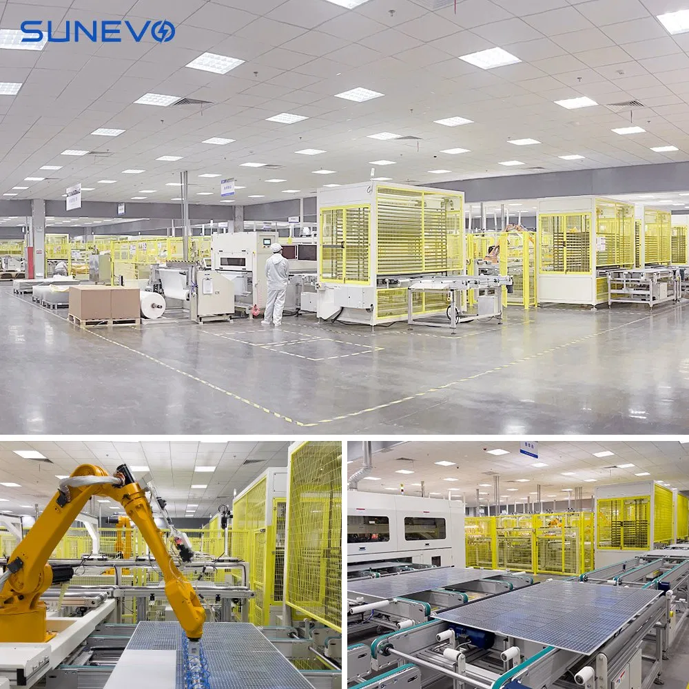 Painéis Solares Ja 380W 410W 415W Módulos Solares Monocristalinos com Estrutura Preta