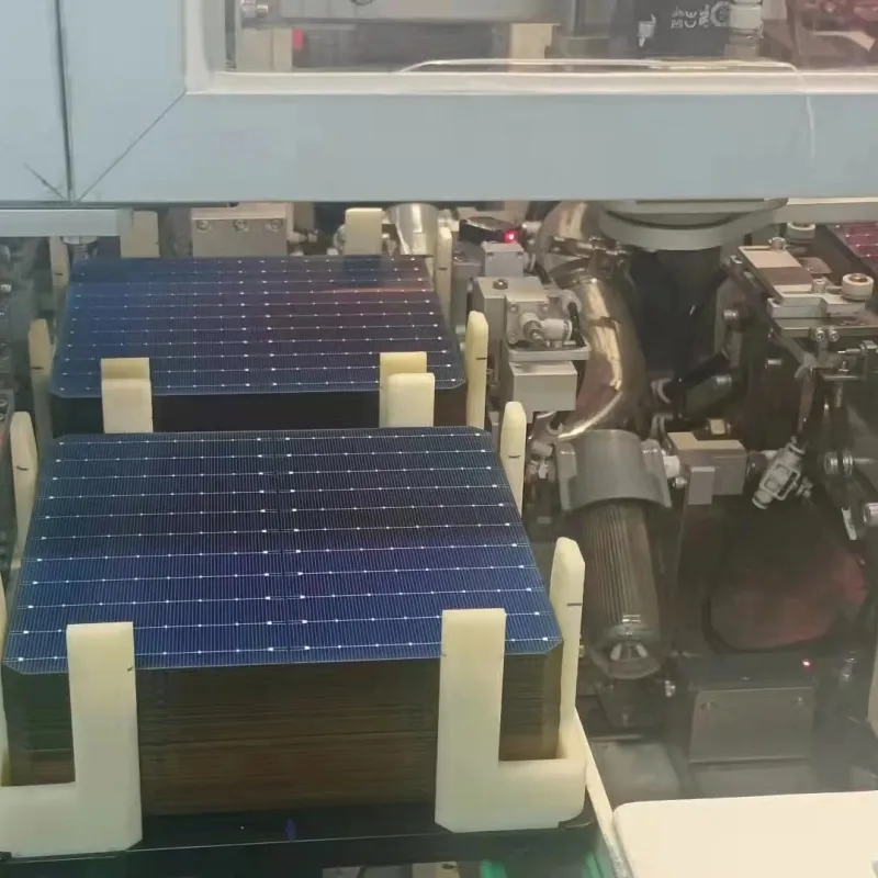 Painéis Solares 600W Painéis Solares de Vidro Duplo Bifaciais para Residencial