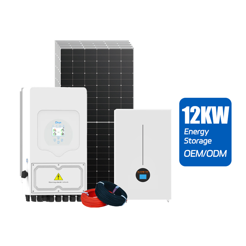 Sistema Solar Híbrido 3kw 5kw 8000W 10 Kit Completo de Painel Solar de Kw para Casa