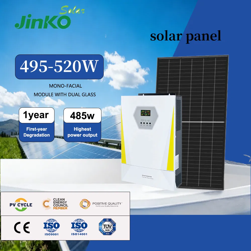 Módulo de Painel Solar Flexível Monocristalino de Perovskita Longi Trina/Ja Inteligente para o Lar