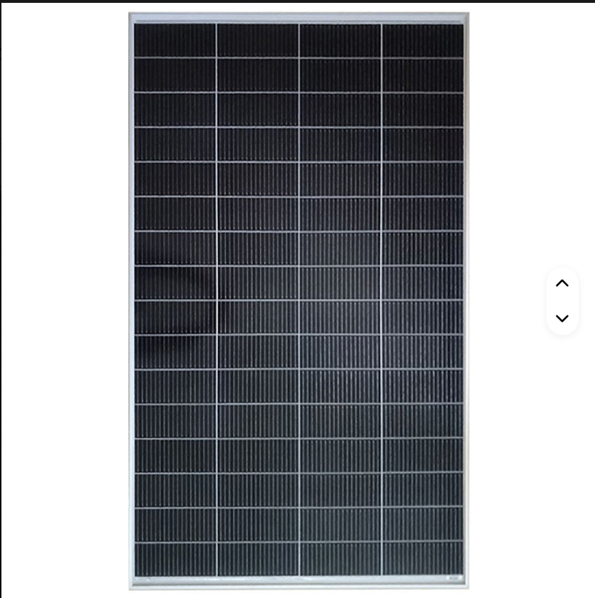 Versão Comercial 300-350W Painel Solar de Silício Monocristalino Todo Preto para Fornecimento de Energia em Distritos Comerciais