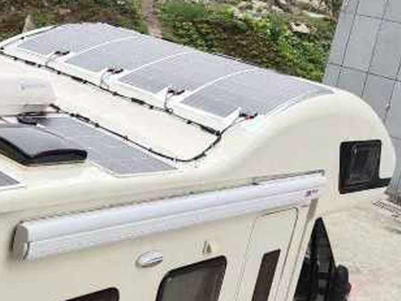 260W painel solar leve e flexível off-grid para Rvs, iates, camping e varandas