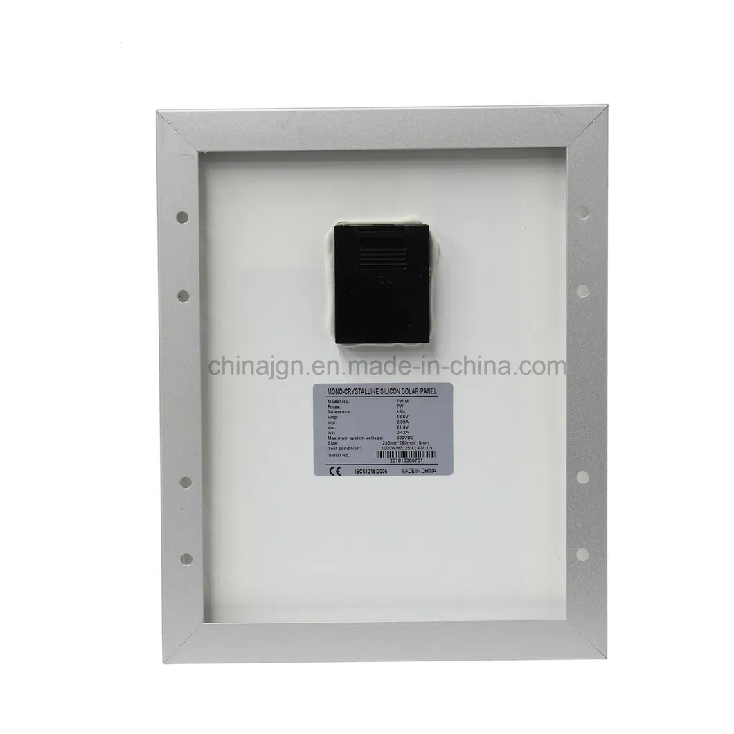Atacado 8W 12V Painel Solar Mono Célula Módulo Solar FV