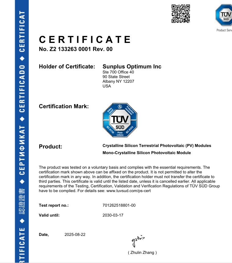 Certificado Internacional