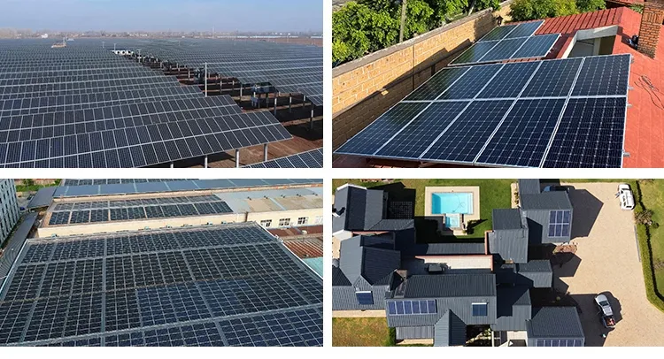 Detalhe do painel solar