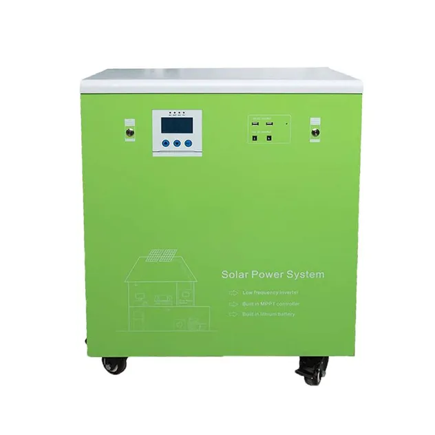 Gerador Solar para Uso Doméstico 3kw 6kw Estação de Energia Solar Geração de Energia Solar Fotovoltaica Kit de Painéis Solares
