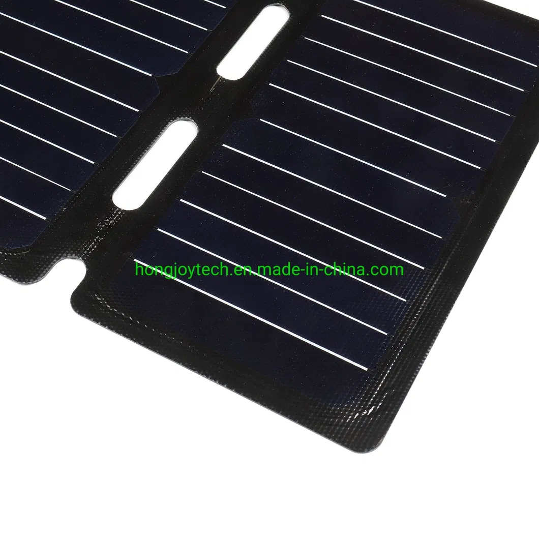 carregador solar dobrável de painéis de silício monocristalino fora da rede